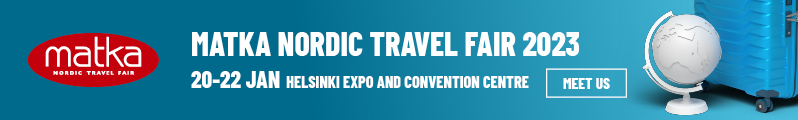 Matka Nordic Travel fair 2023 in Helsinki - consumer trade show