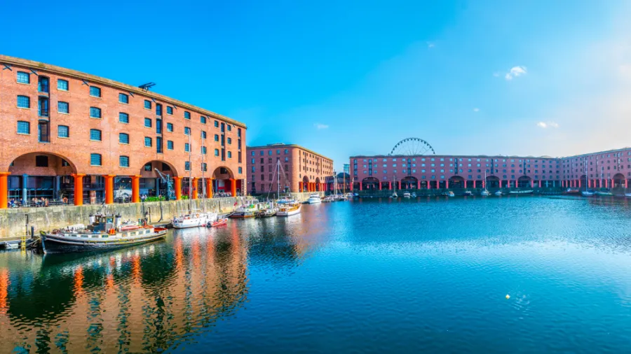 Albert dock in Liverpool