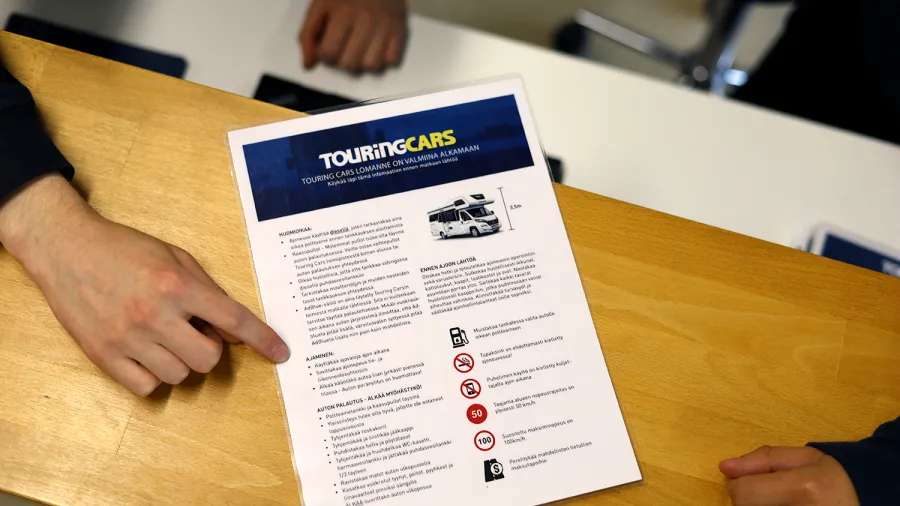 touring cars customer service document