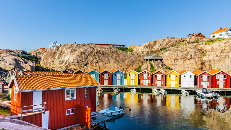 shutterstock sweden archipelago and cottages